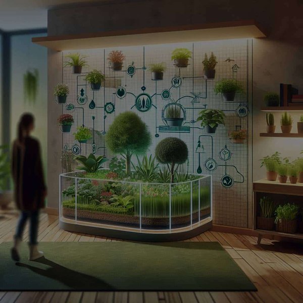 Quelle est la meilleure façon de créer un écosystème de jardin intérieur automatisé ?