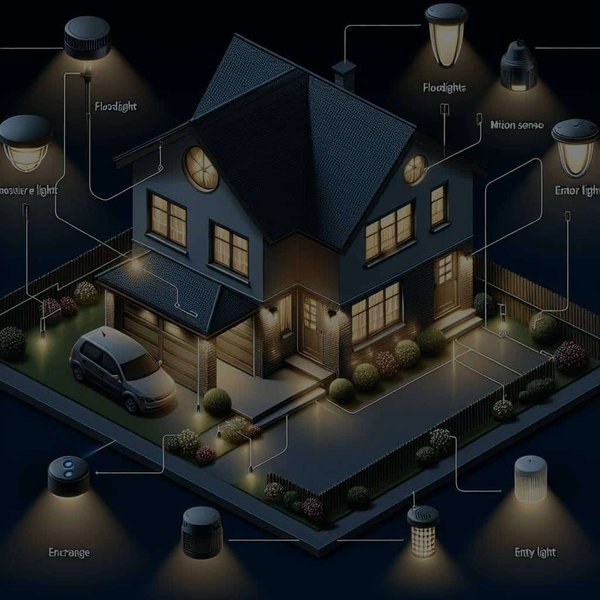Comment installer un éclairage de sécurité efficace autour de sa maison ?