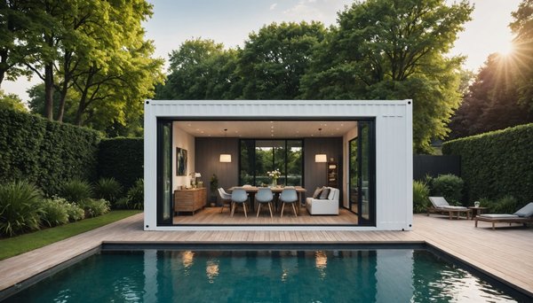 Le pool house en container : l'élégance et la praticité réunies